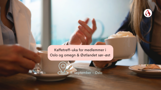 bilde av to personer som drikker kaffe